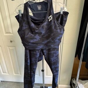 Peloton Navy Blue Activewear Top